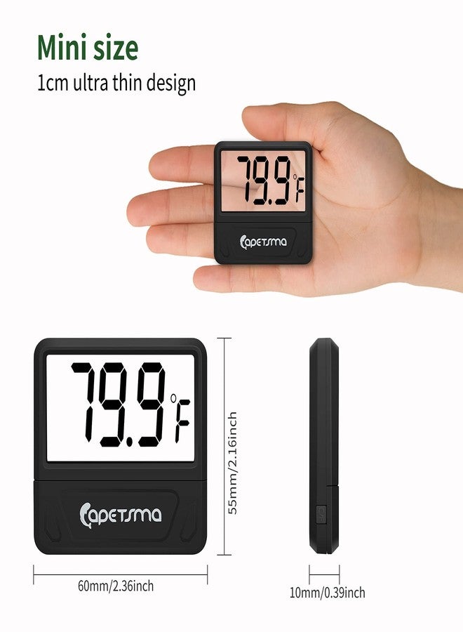 capetsma Aquarium Thermometer Digital Fish Tank Thermometer Accurate Reptile Thermometer Temperature Gauge with Large LCD Screen - Image 2